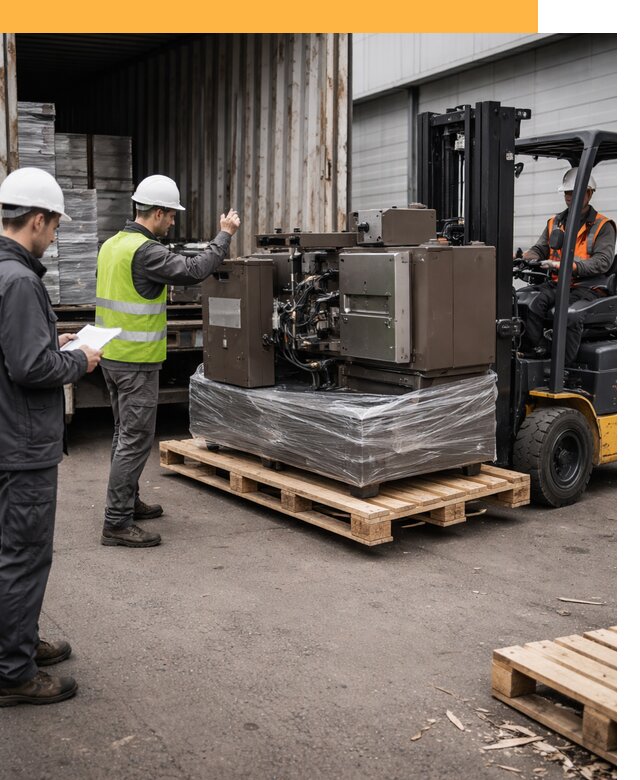 Доставка промышленного оборудования из Европы от 45815