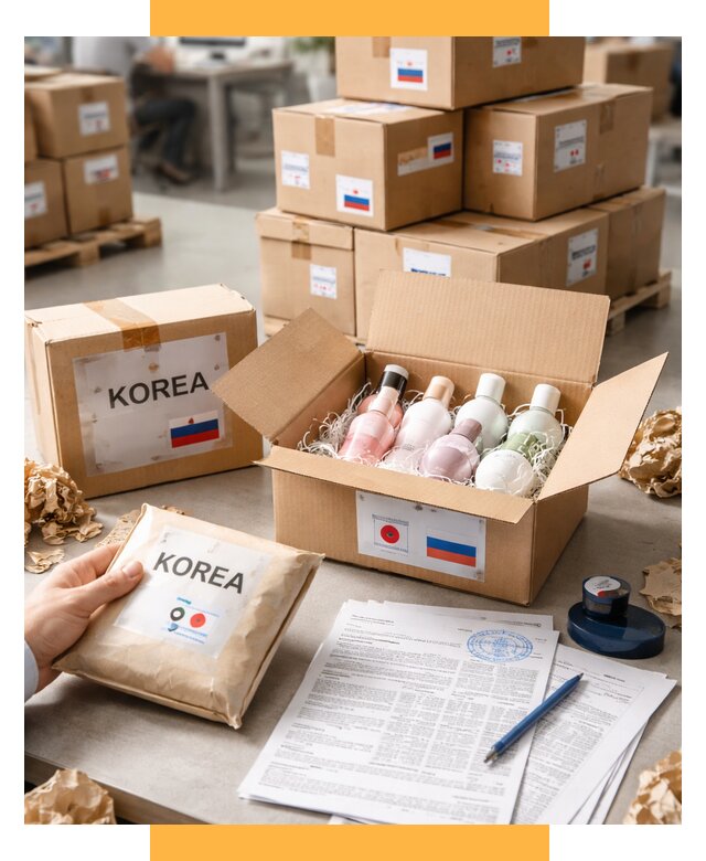 Доставка косметики из Кореи от 8654 р. под ключ | СетСервис-Тгн
