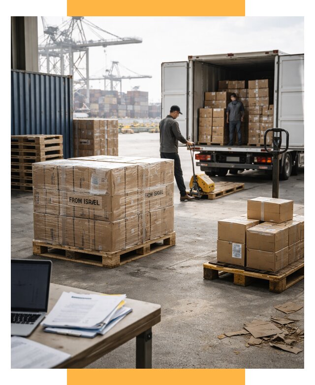 Доставка грузов из Израиля от 15272 р., логистика от СетСервис-Тгн