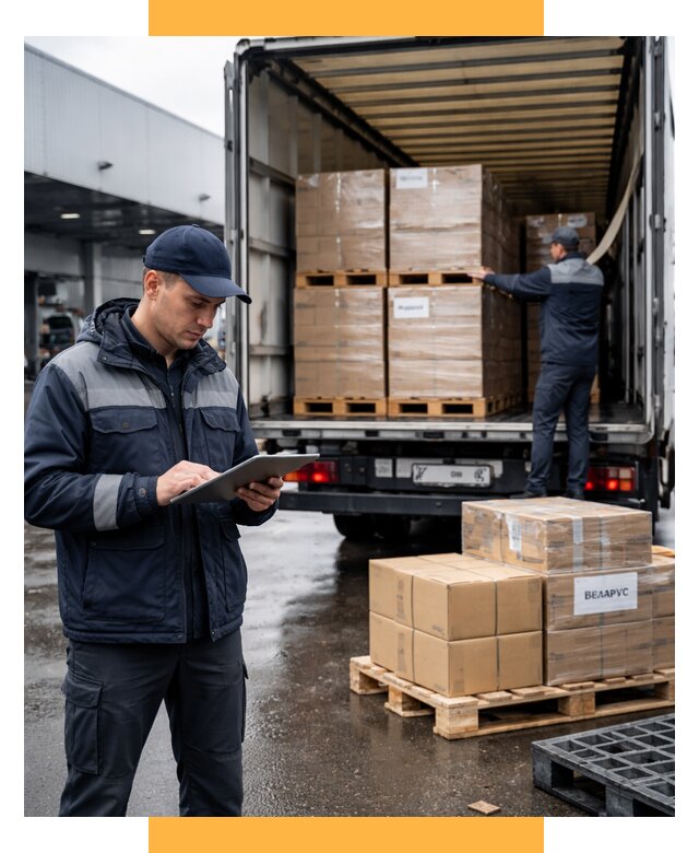 Доставка грузов из Беларуси от 15272 р. логистика СетСервис-Тгн
