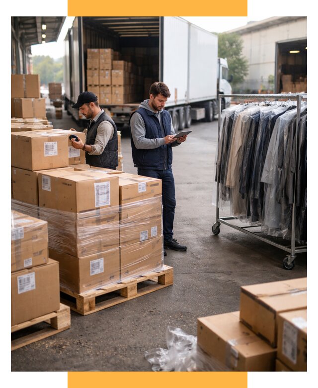 Перевозка и доставка одежды из Китая от 7636 р., СетСервис-Тгн