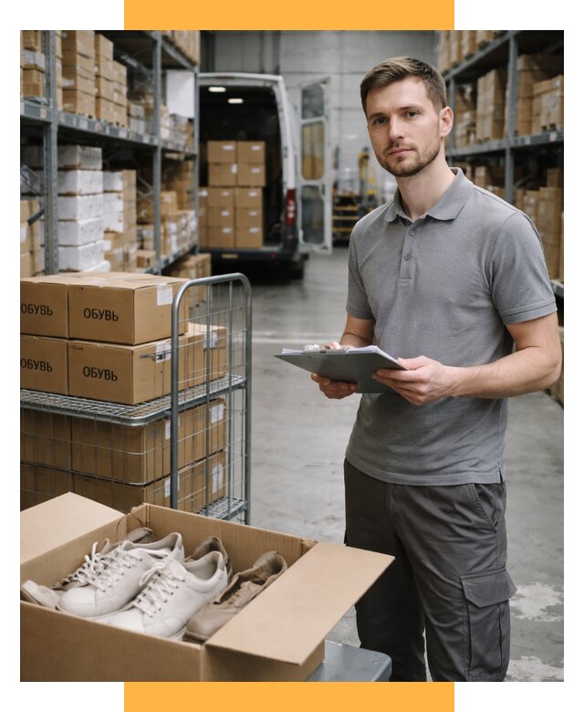 Доставка обуви из Китая и Турции от 4581 р. СетСервис-Тгн