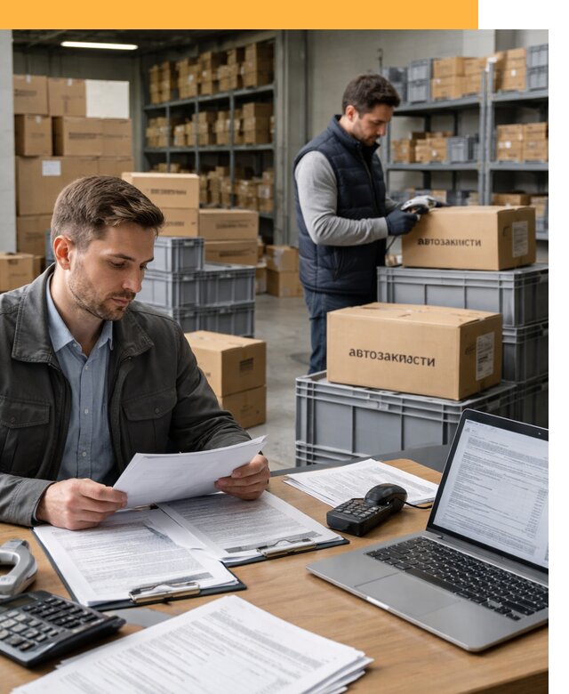 Таможенное оформление автозапчастей по выгодным тарифам от 8654